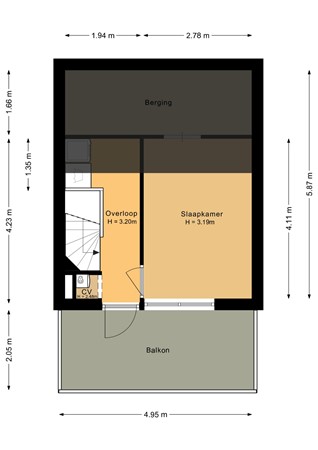 Floorplan - Carel Willinkplein 13, 4703 HD Roosendaal